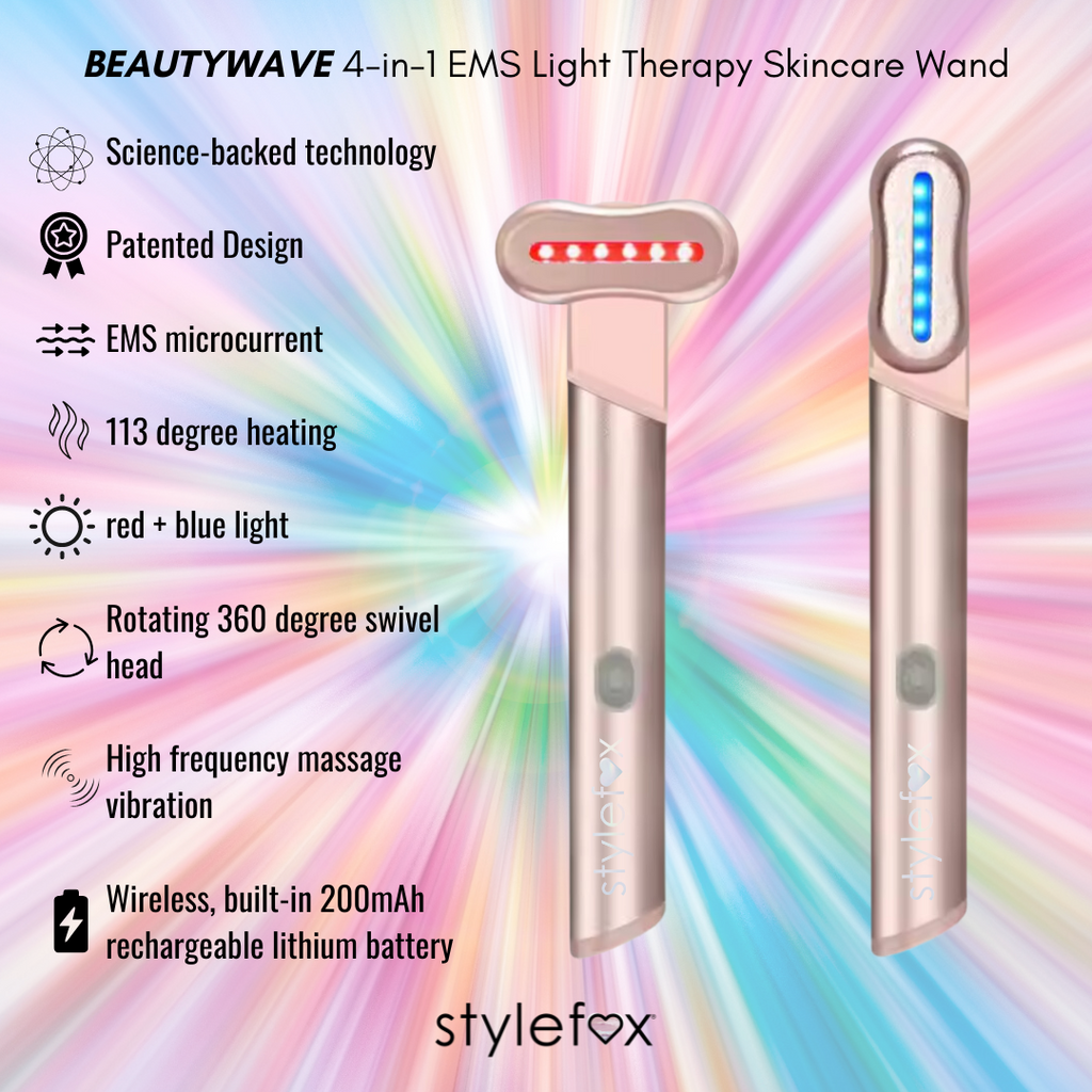 BeautyWave EMS + Red Light Therapy 4-in-1 Skincare Device