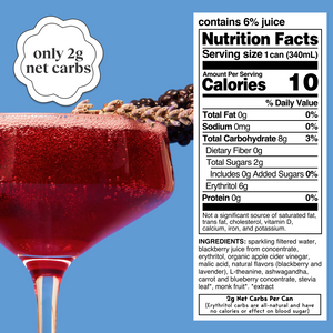 blackberry lavender (botanical soda | 24 pack) - STYLEFOX® 