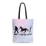 Don't Stop Believin' Ombre Tote
